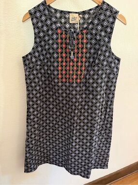 NWT Mata Traders Fair Trade Cotton Shift Dress Medium